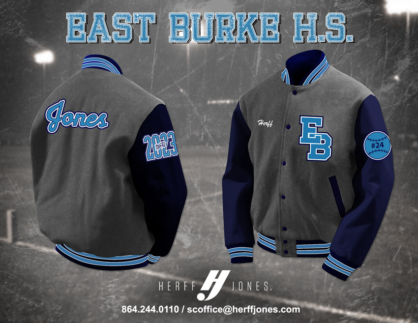 East Burke High School Letter Jacket Herff Jones Jacket Shop